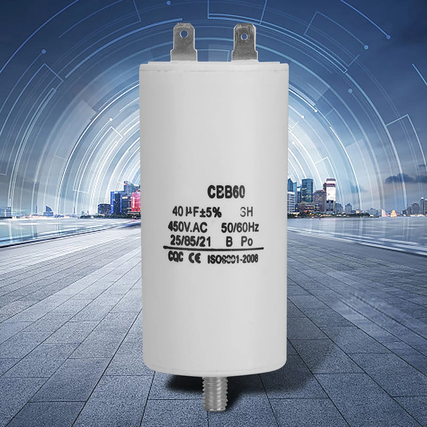 Pump Capacitor Capacitor CBB60 450V 40uf Capacitor For Washing Machine 50/60Hz Peaceful Pleasures Health and Wellness