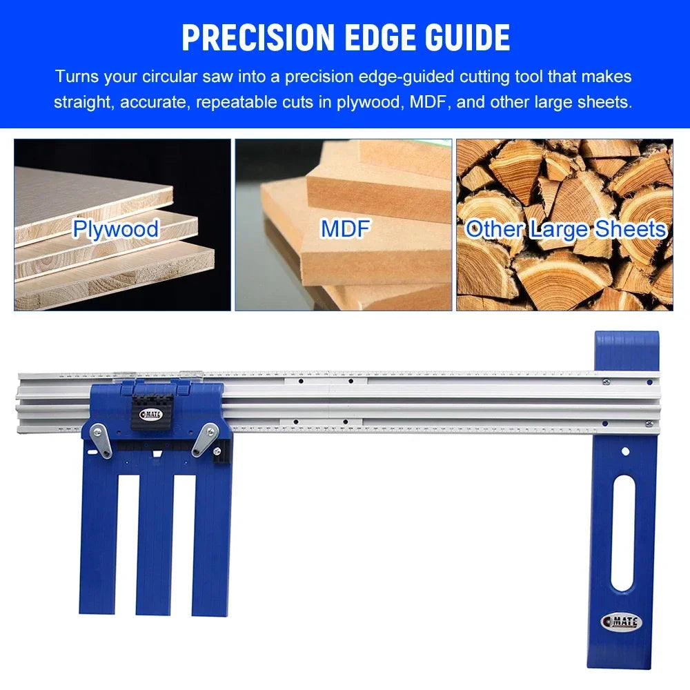 Rip-cut Circular Saw Guide Precision Edge Power Rip Fence Cordless