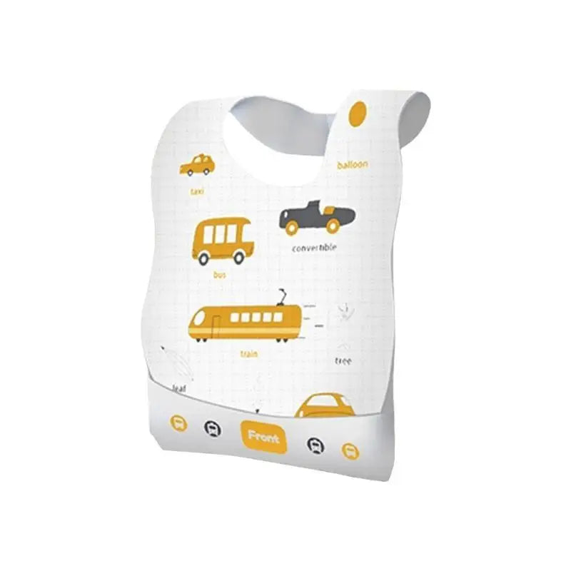 Disposable Baby Bibs 10-Pack | Soft Cotton Burp Cloths