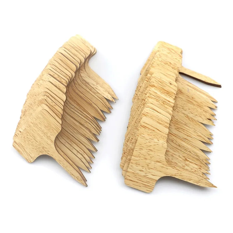 T-Type Wooden Plant Labels | Eco Garden Markers 5–30 Pack