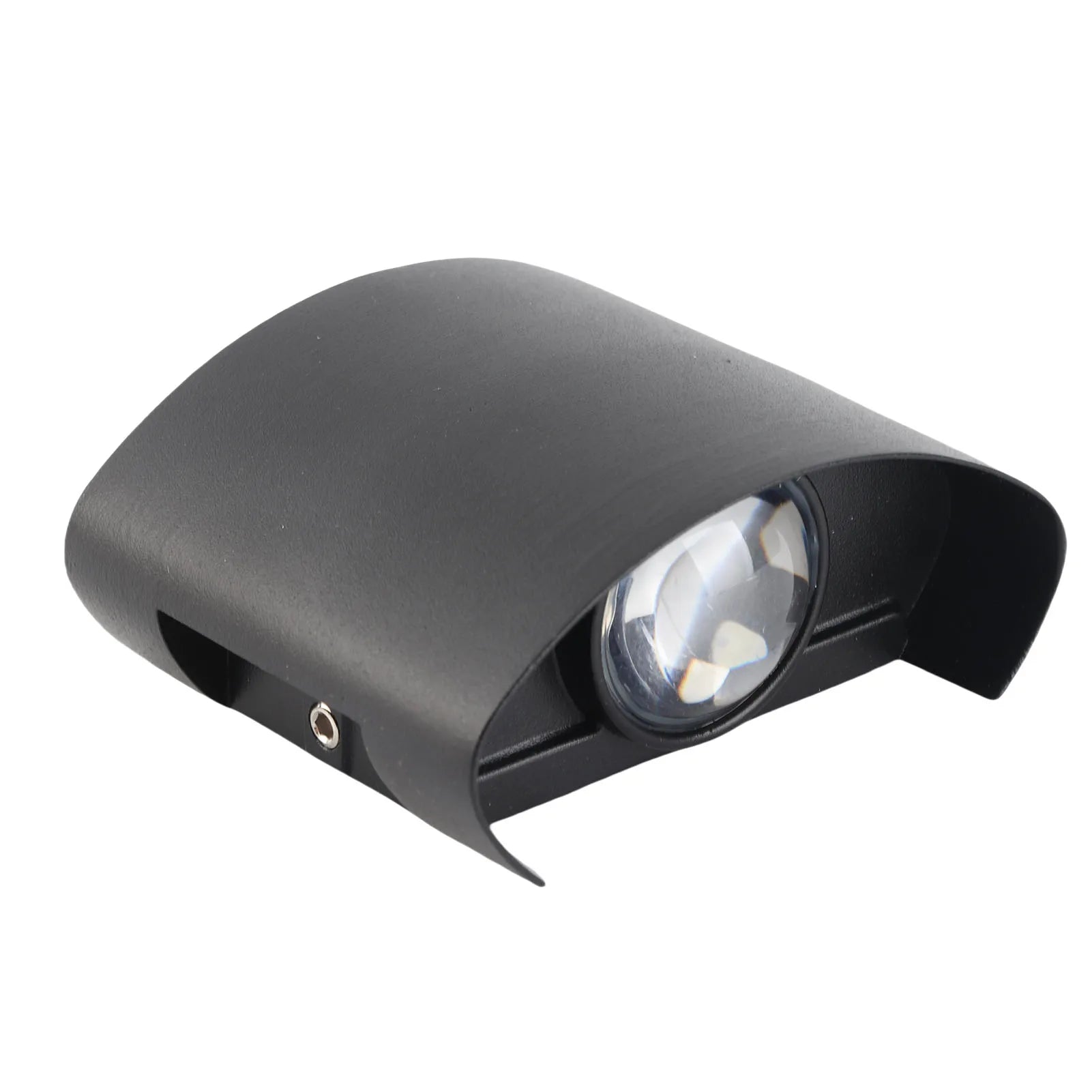 Outdoor Wall Light Rustproof Aluminum Alloy Wall Sconce Lamp Anti Oxidation Black High Brightness 110‑265V for Yard for Porch Peaceful Pleasures Health and Wellness