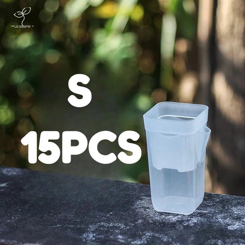 Self Watering Pots for Indoor Plants – Clear Plastic Planters