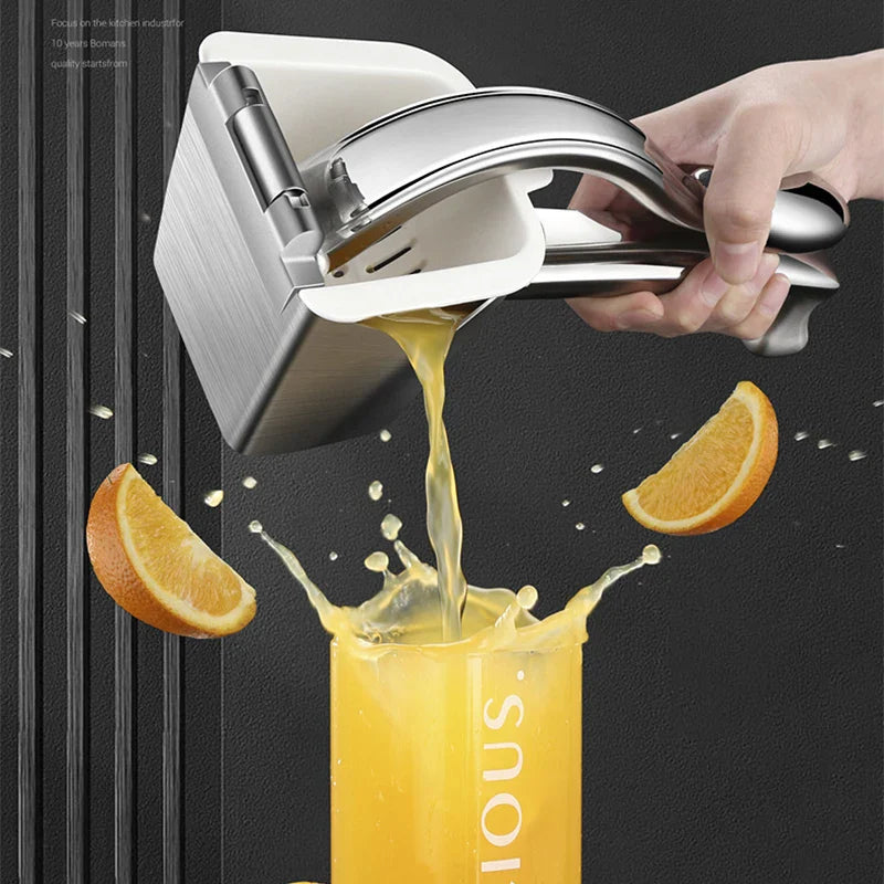 Manual Citrus Juicer | 304 Stainless Steel Lemon & Orange Press