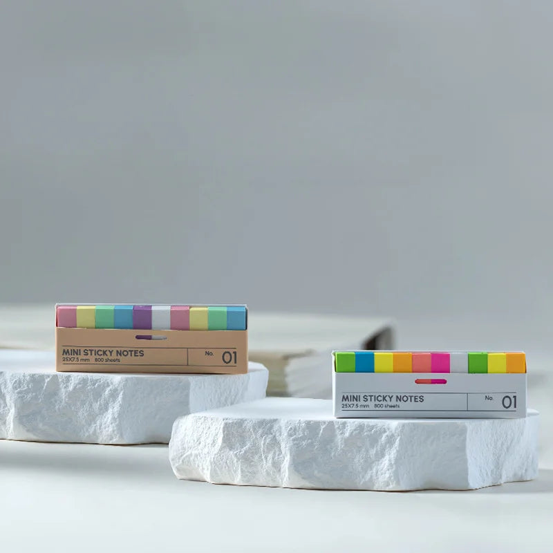 800 Boxed Sticky Notes Index Labels Reading Stickers Not Transparent
