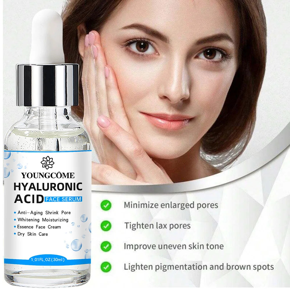 Hyaluronic Acid Facial Essence Deep Moisturizing Shrink Pores Tighten The Skin Facial Skin Essence Korean Skin Care Products Peaceful Pleasures Health and Wellness