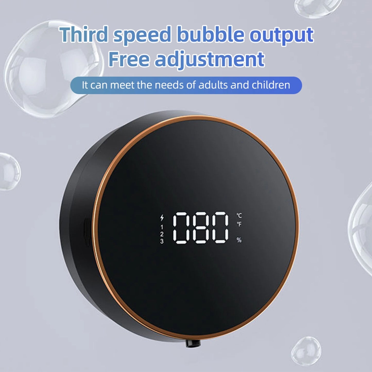 Automatic Foaming Hand Soap Dispenser Touchless Wall Mount No