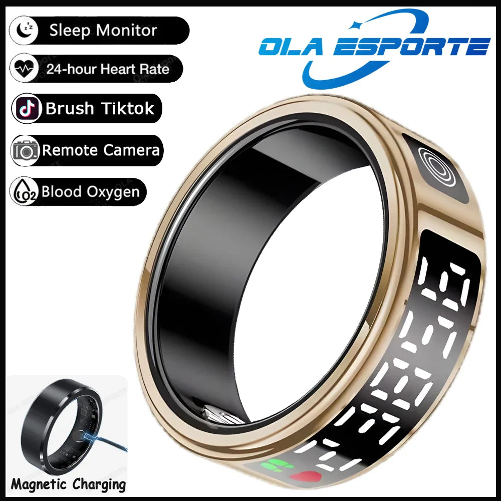 Smart Ring – Heart Rate, SpO2, Sleep Tracker & Gesture Control