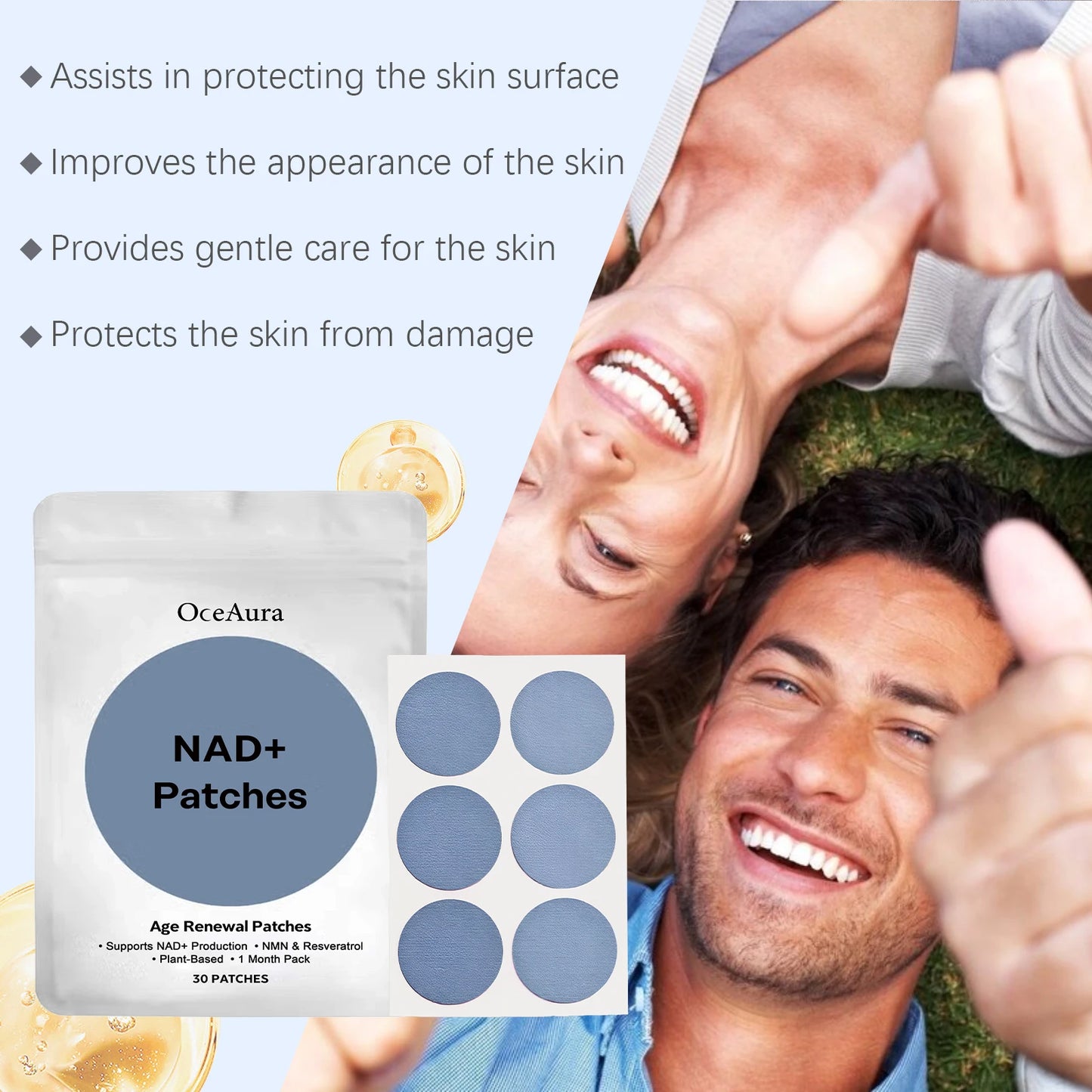 Nourishing Body Care Patches – Anti-Aging Skin Renewal 30ct