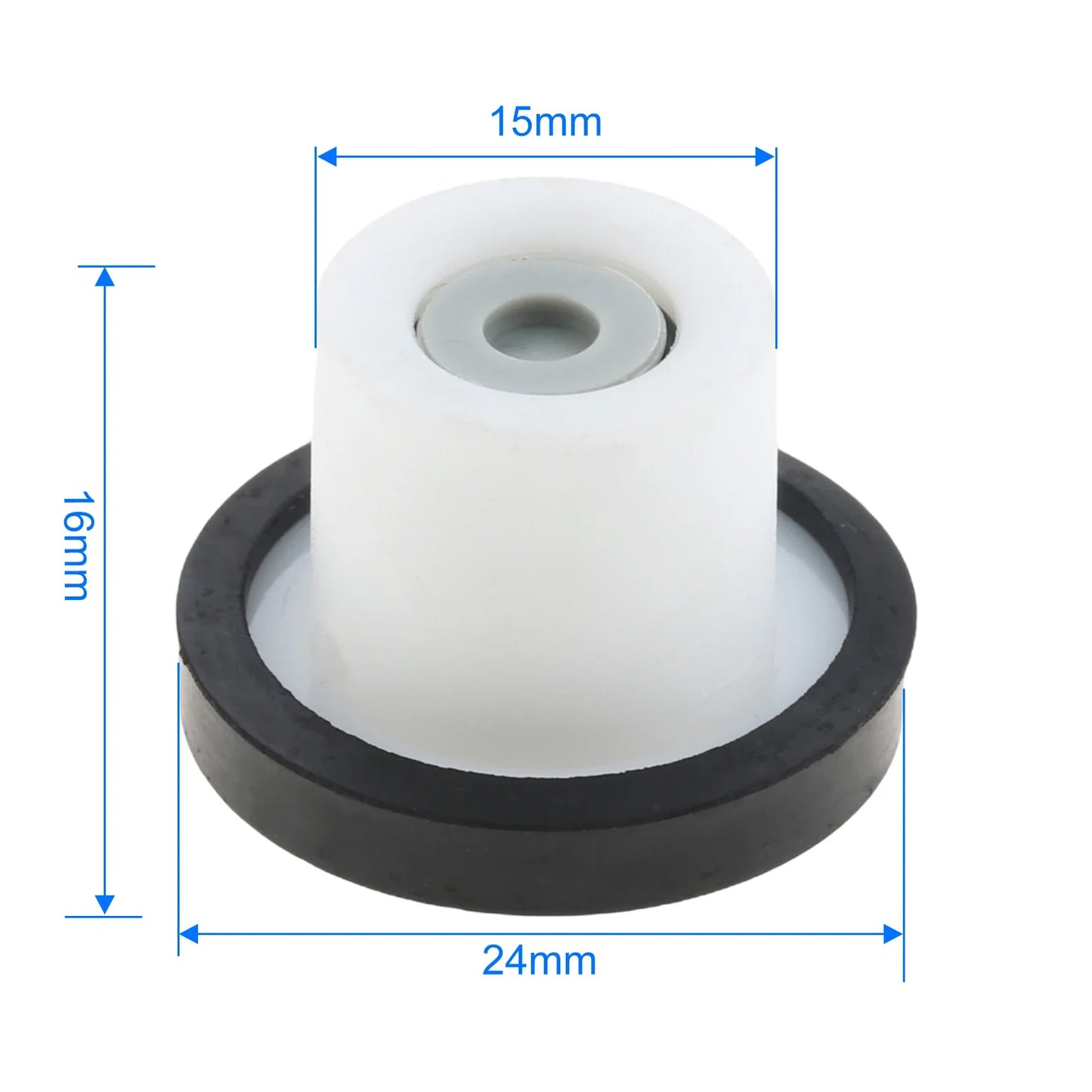 10-Pack POM One-Way Shower Check Valve Anti-Backflow Gaskets