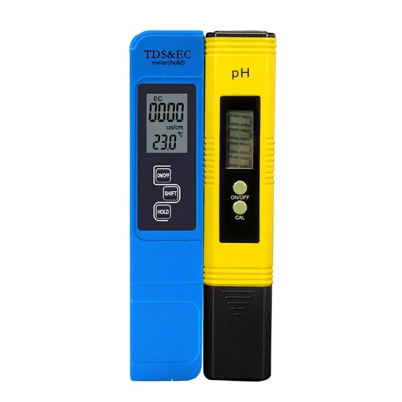 2pcs TDS PH Meter Digital Water Tester 0.01ph High Accuracy PH Meter 0-9990ppm Temperature TEMP PPM Tester Peaceful Pleasures Health and Wellness