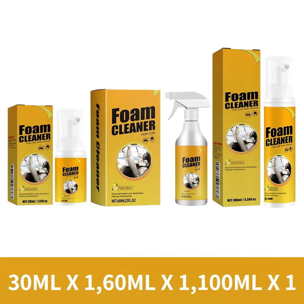 Multipurpose Car Interior Foam Cleaner Spray – Stain Remover
