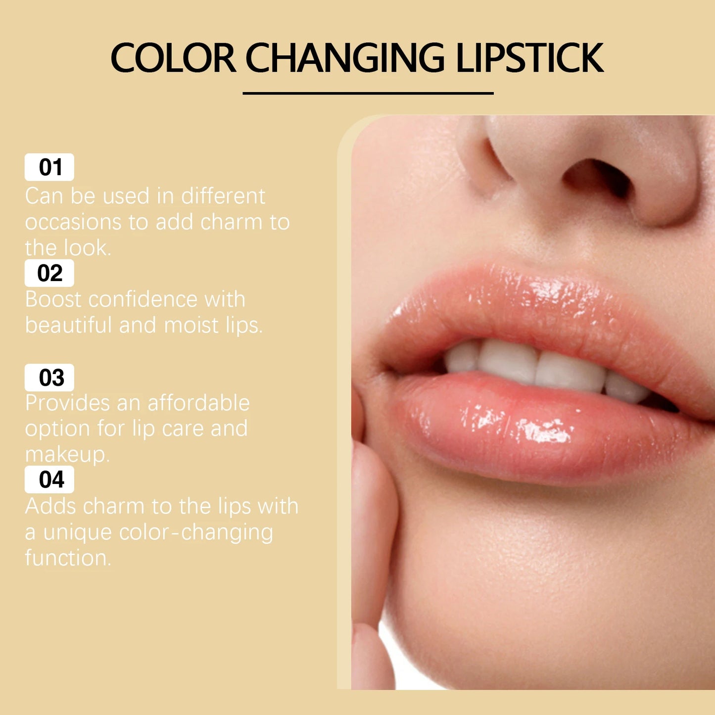 Jaysuing Crystal Jelly Color-Changing Lip Balm | Pearlescent