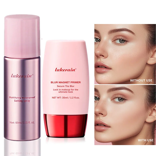 Makeup Primer & Setting Spray Set – Matte Pore-Minimizing Makeup Primer Set Oasis Select 1 set