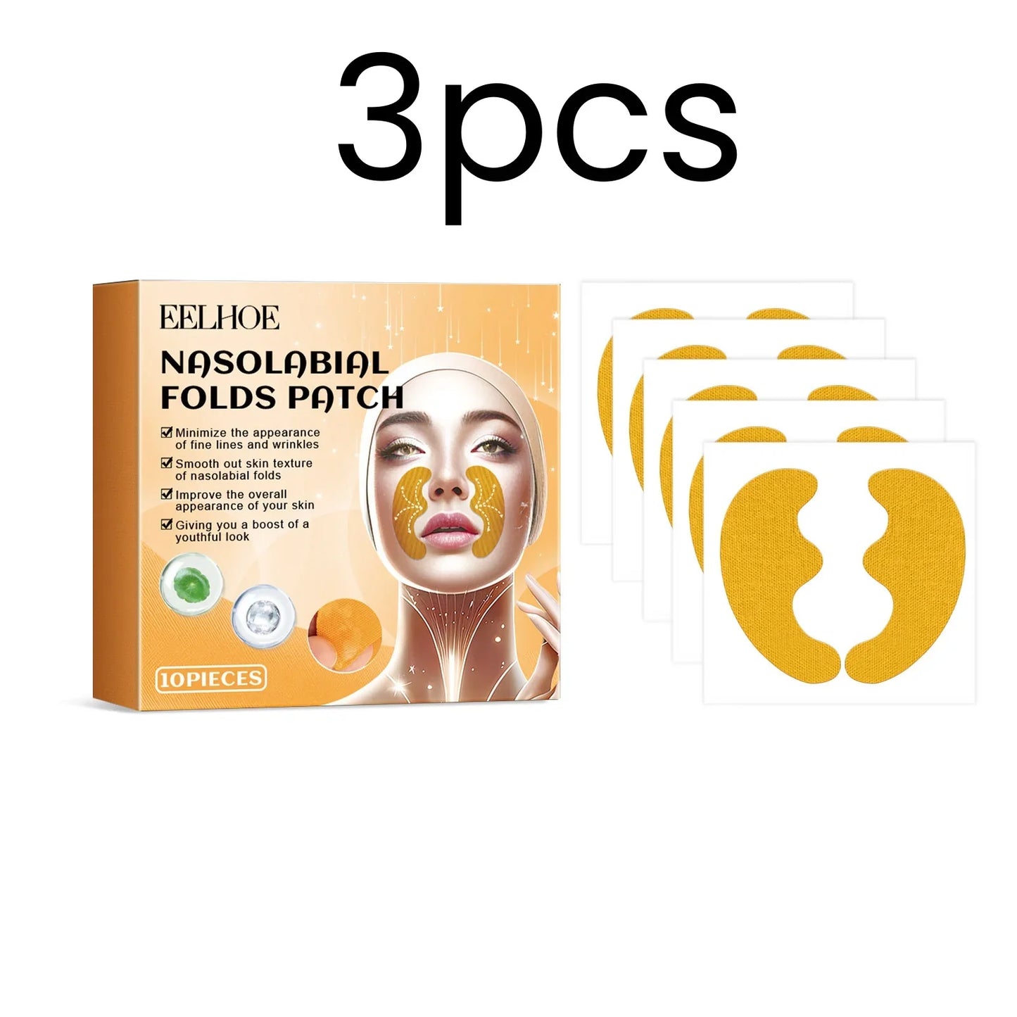EELHOE Nasolabial Fold Patches – Anti-Wrinkle & Skin Firming