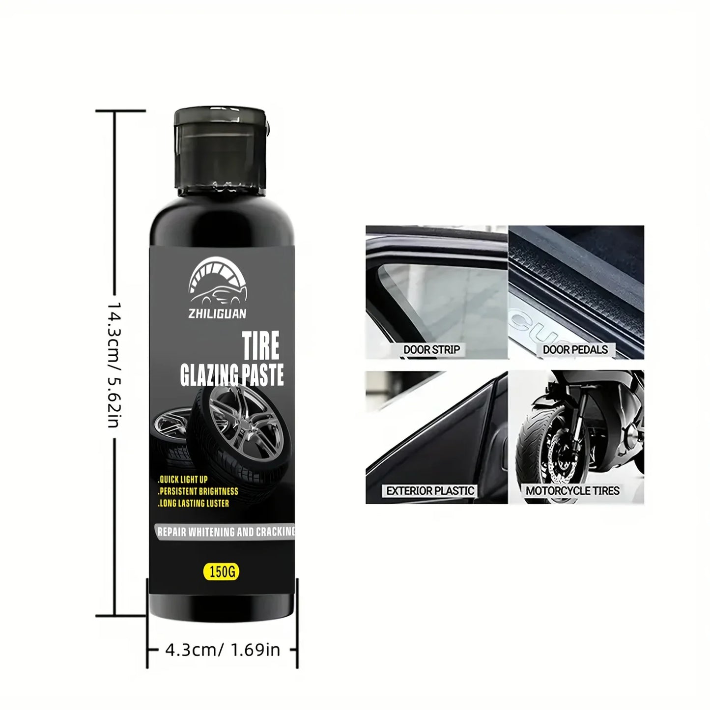 Car Plastic Renovation Cream – Anti-Scratch & Stain Repair Paste