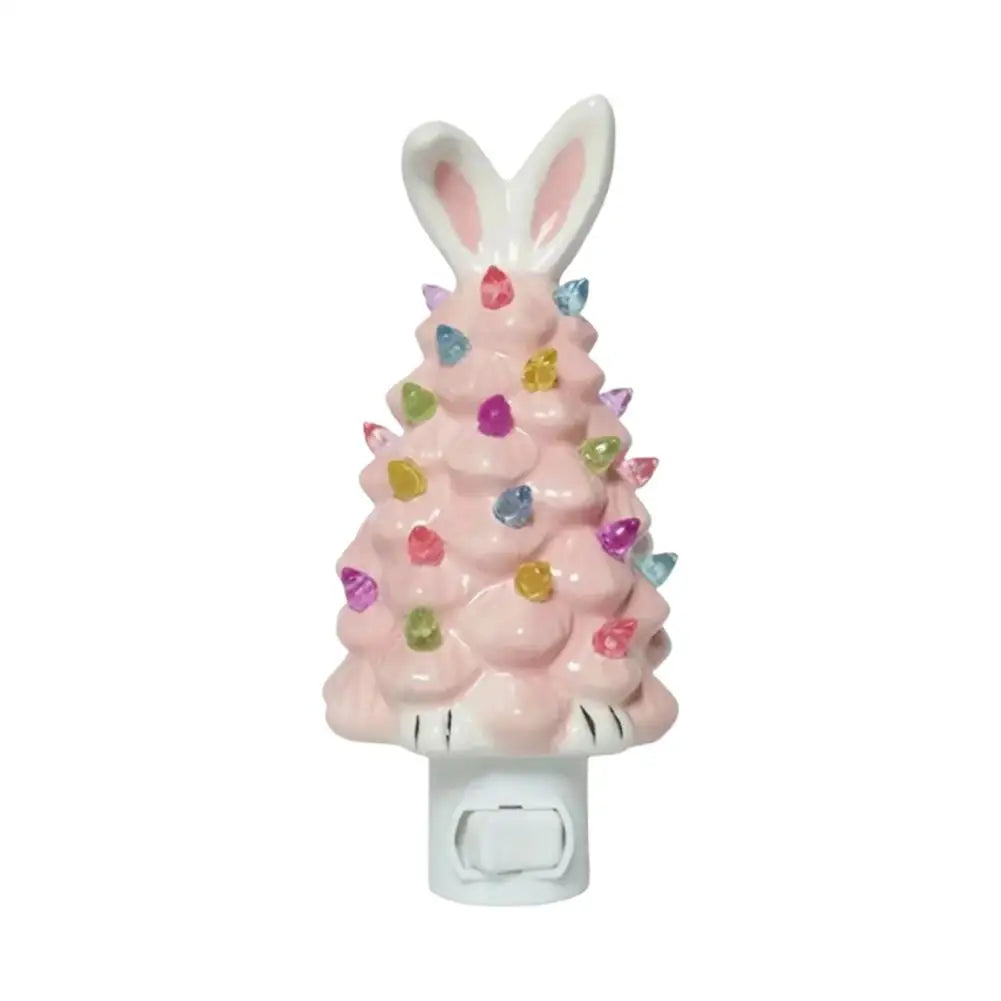 Easter Bunny Plug-In Night Light | Kids Room Ambient Wall Lamp