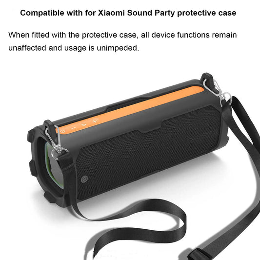 Brand New Silicone Case Cover For Xiaomi Sound Party Bluetooth-Compatible Speaker Travel Carrying Protective With Shoulder Strap Peaceful Pleasures Health and Wellness