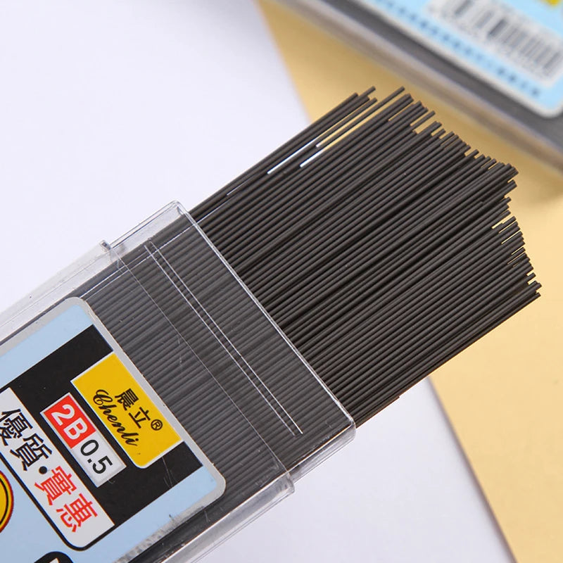200Pcs 2B Mechanical Pencil Lead Refills 0.5mm & 0.7mm Drawing