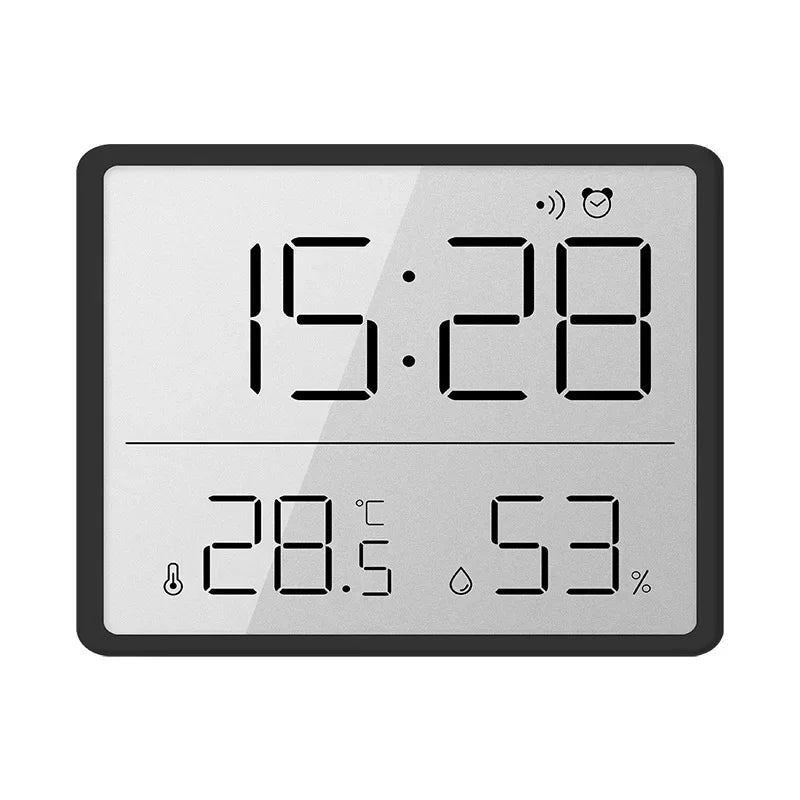 Digital Alarm Clock with Temperature & Humidity | Magnetic Desk