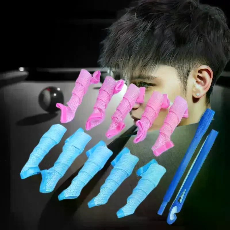 18/28Pcs Magic Heatless Water Wave Hair Curler Texture Automatic Rolling Bar Hair Styling Wave Forming Iron Hair Texturing Tool Peaceful Pleasures Health and Wellness