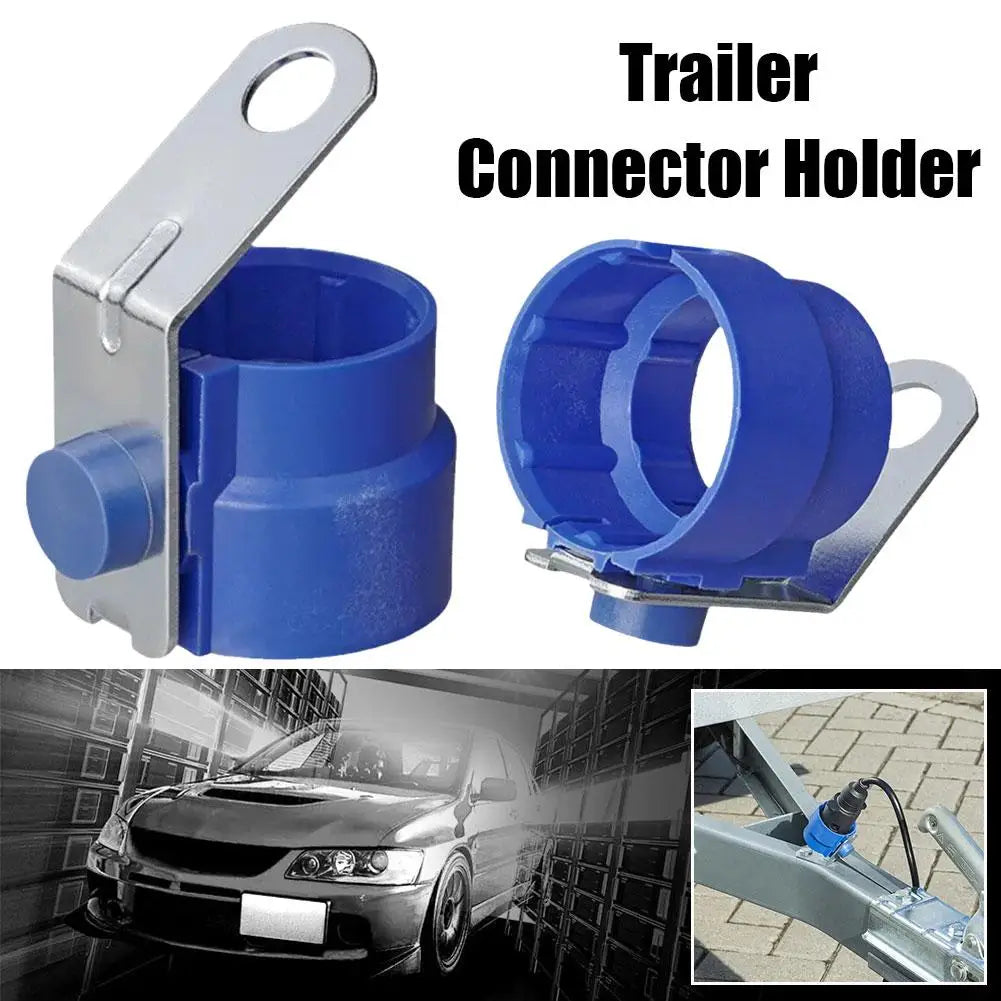 Round Parking Cover Trailer Plug Holder ABS Accessory Bracket Fixed Trailer Connector For 7 /13 Pin Trailer Plugs Peaceful Pleasures Health and Wellness
