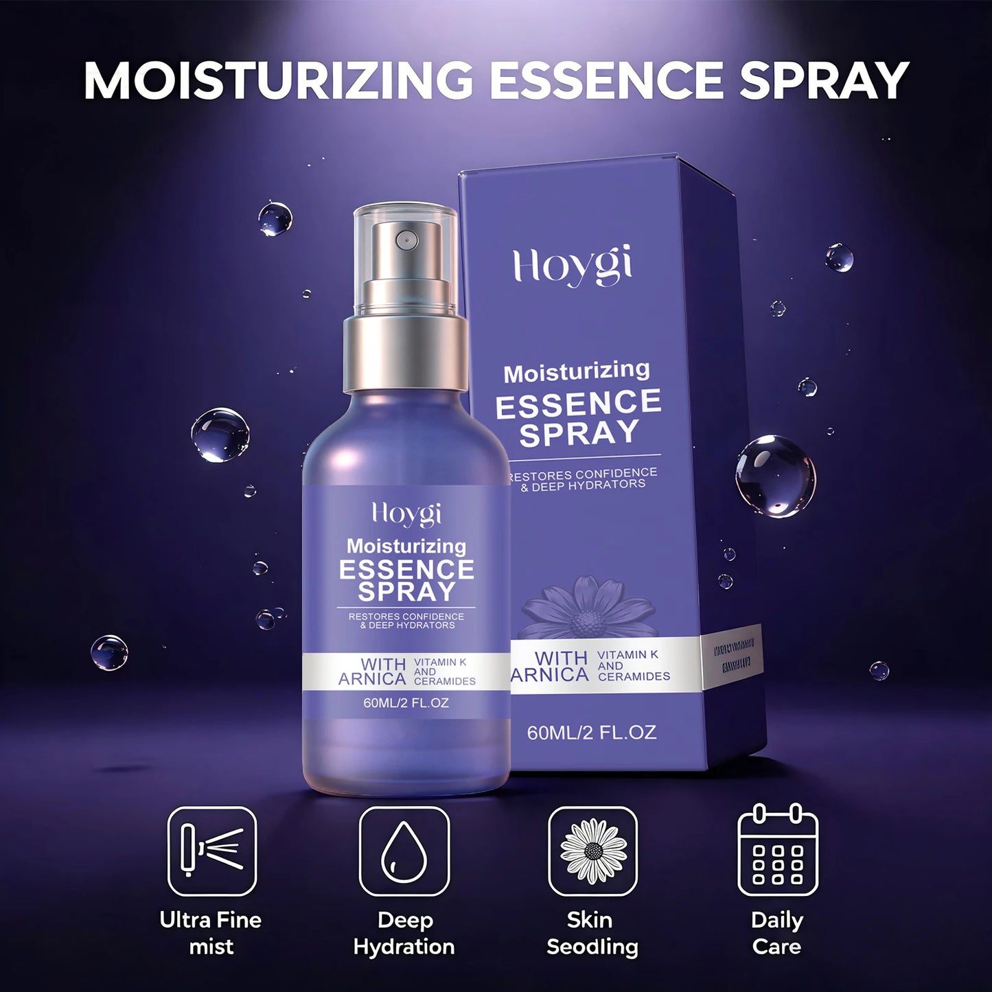 isturizing Essence Spray for Redness Relief & Barrier Repair Relieve Dryness Deep Hydrating Calming Toner Ceramides Face Mist Peaceful Pleasures Health and Wellness