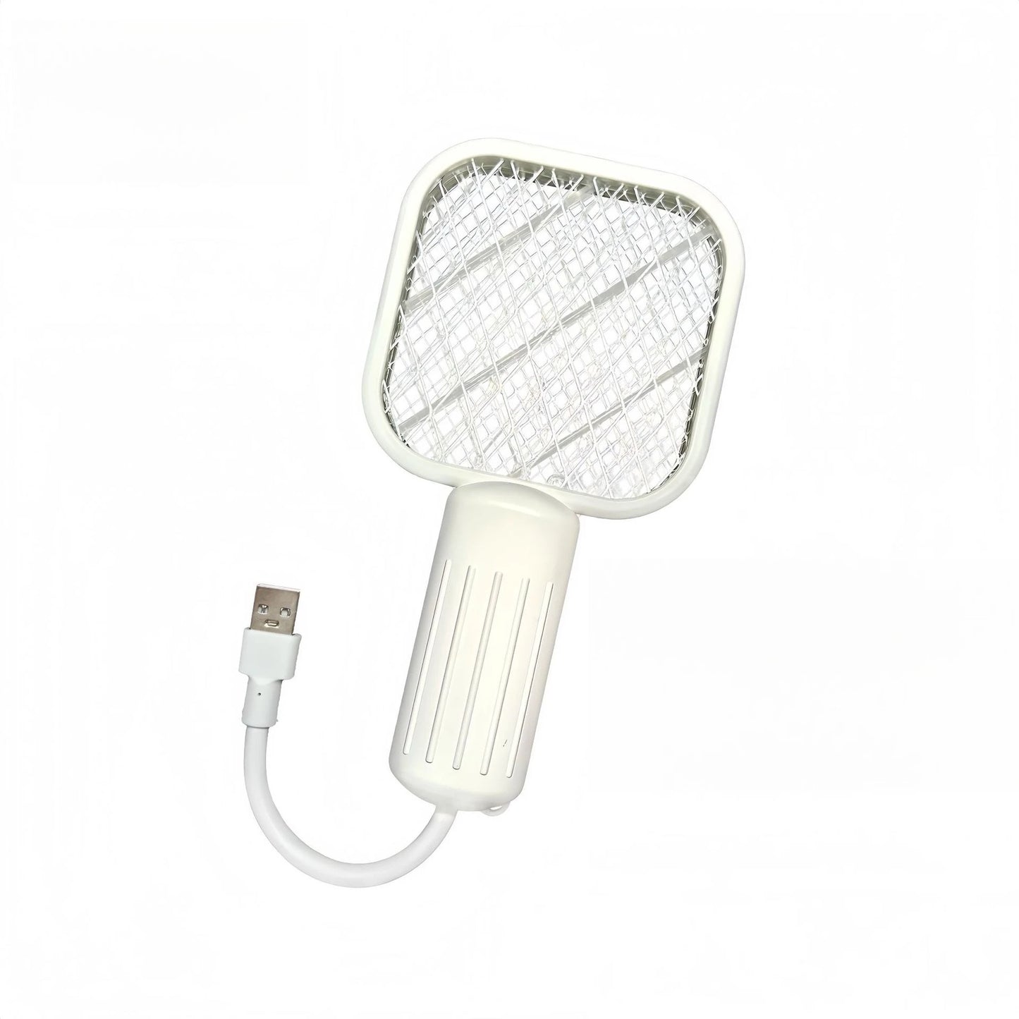 Summer New USB Mosquito Swatter Trap UV Light Mosquito Trap Portable Mosquito Killer Lamp for for Outdoor Picnic Camping Hotel Peaceful Pleasures Health and Wellness white