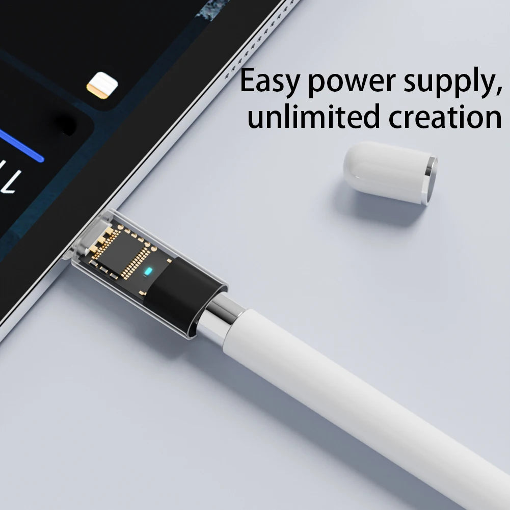 Ligting Female To Type C Male Adapter for Apple Pencil 1st Generation Bluetooth-Compatible Stylus Pen Charger Converter Peaceful Pleasures Health and Wellness