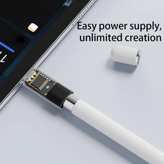 Ligting Female To Type C Male Adapter for Apple Pencil 1st Generation Bluetooth-Compatible Stylus Pen Charger Converter Peaceful Pleasures Health and Wellness