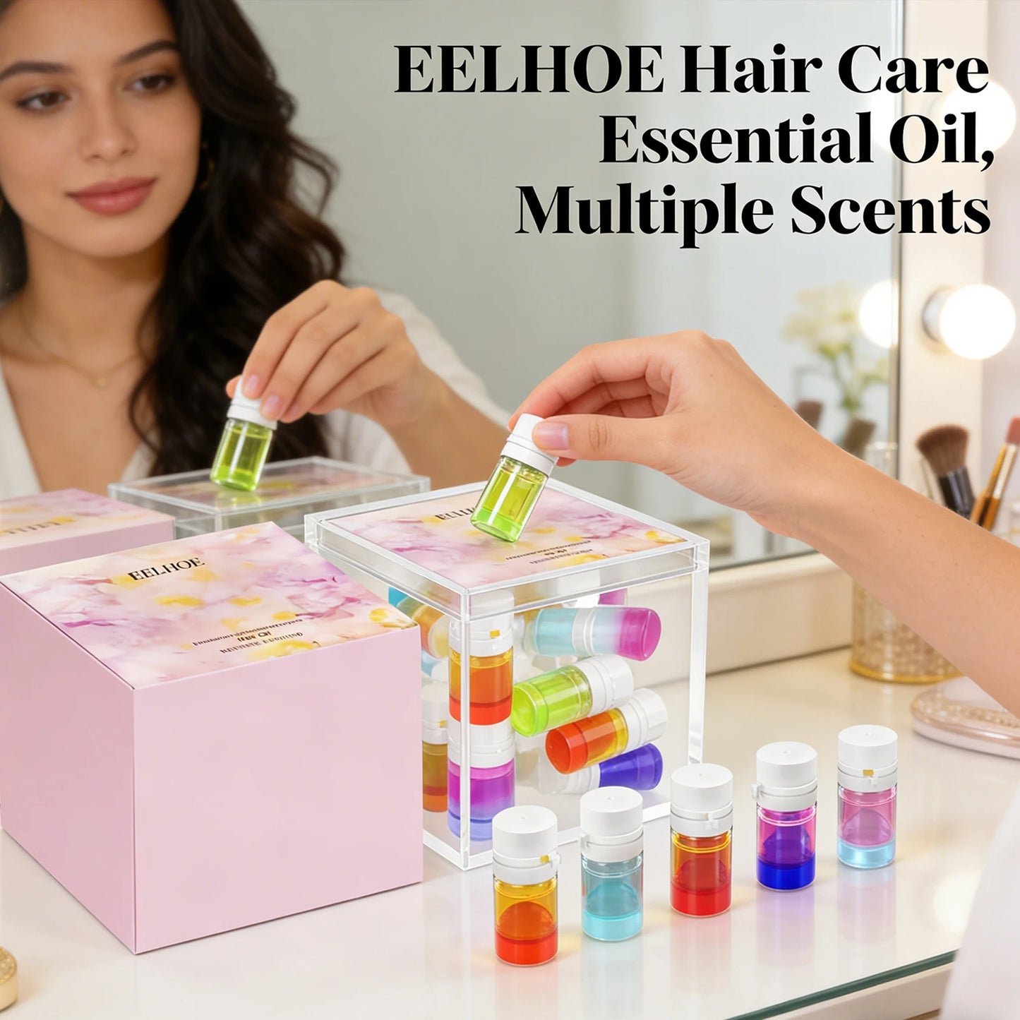 EELHOE Hair Care Essential Oil – Anti-Frizz Moisturizing Conditioner Hair Care Essential Oil Peaceful Pleasures Health and Wellness