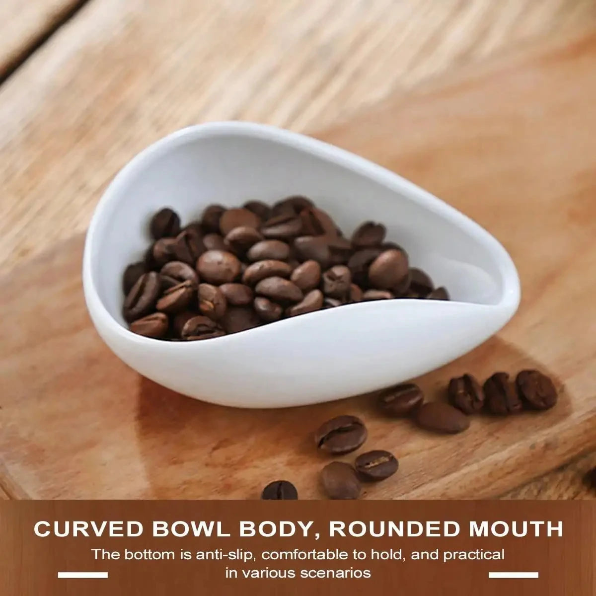 Coffee Beans Dosing Cup, Ceramic Tea&Coffee Beans Vessel, Ceramic Dosing Vessel fit Coffee or Tea, Best Gift Peaceful Pleasures Health and Wellness