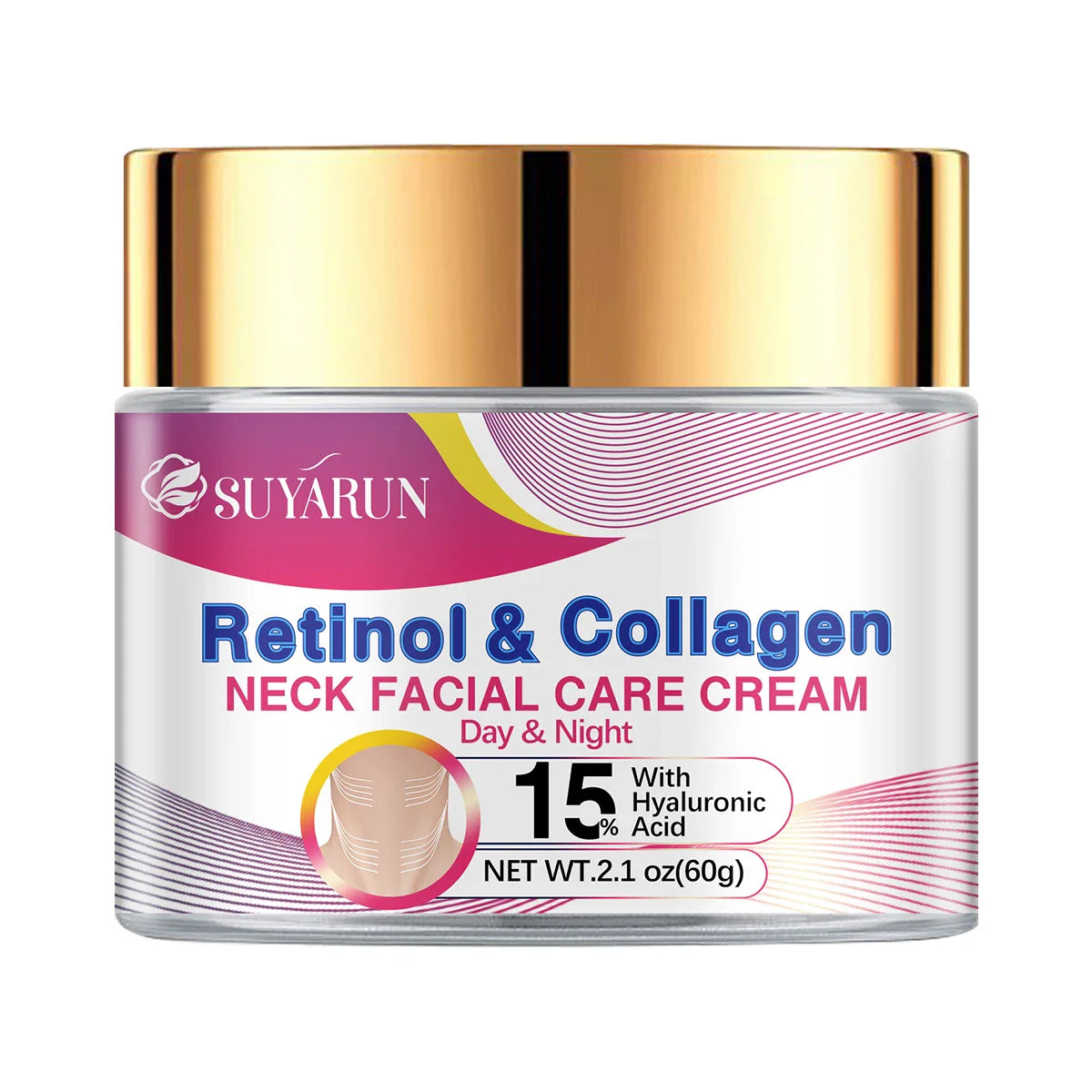 SUYARUN Retinol Collagen Face & Neck Cream – Firming Moisturizer