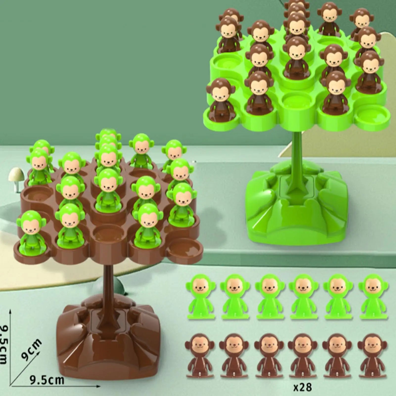 Fun Family Balance Game, Monkey Stacking Toys STEMs Learning Toy for Kids, Improve Focus & Motor Skills, Home, Party & School Peaceful Pleasures Health and Wellness