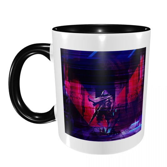 Omen Valorant Ceramic Coffee Mug | Gamer Gift Tea Cup Gaming Ceramic Mug Peaceful Pleasures Health and Wellness 1 One Size