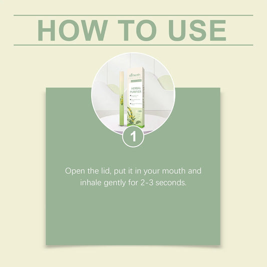 Herbal Aromatherapy Inhaler Pen | Refreshing Essential Oil Stick Aromatherapy Inhaler Pen Peaceful Pleasures Health and Wellness