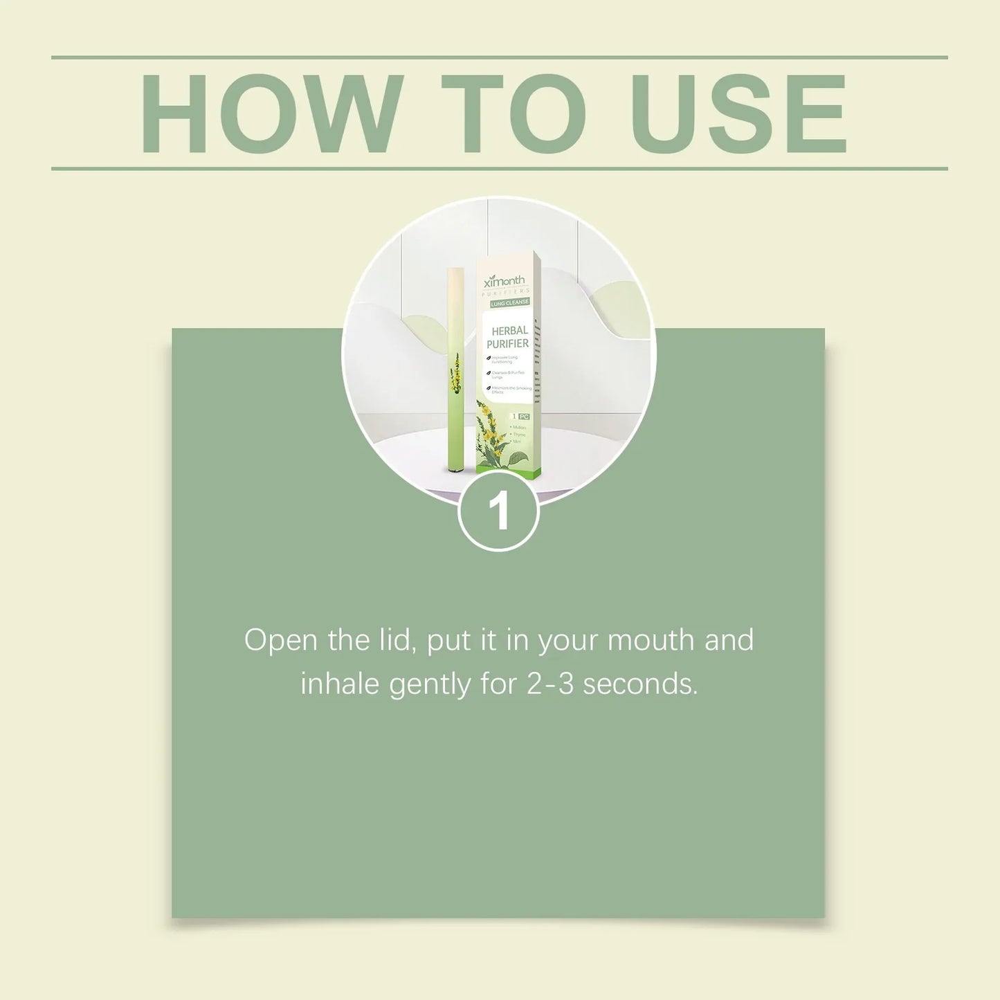 Ximonth Herbal Aromatherapy Inhaler Pen – Refresh & Energize