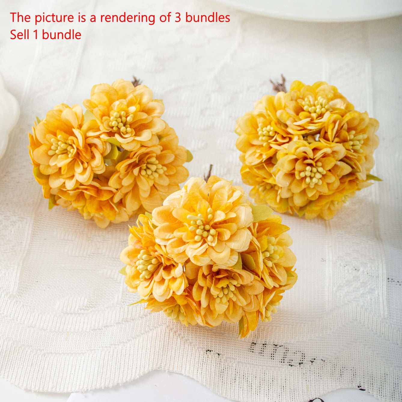 Artificial Silk Mini Rose Bouquets | Wedding & Home Décor
