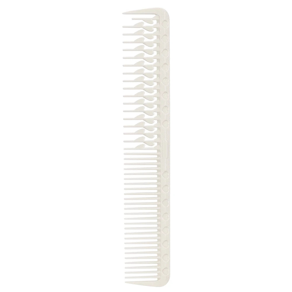 Anti-Static pro Barber Hairdressing Cutting Comb Short Hair Trimmer Salon Styling Hairbrush Hair Care Essential Styling Tool Peaceful Pleasures Health and Wellness white L