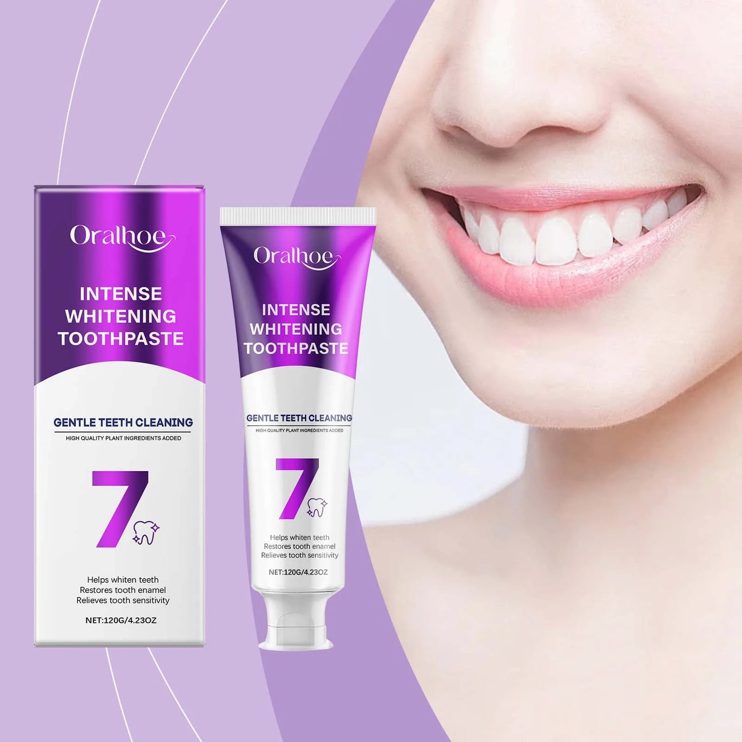 Oralhoe 120g Whitening Toothpaste | Gentle Stain Removal