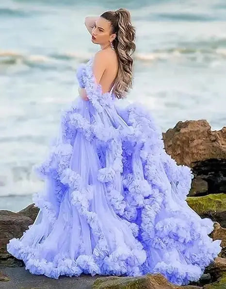 Split Flowy Maternity Photography Dress Photoshoot Baby Shower платье для беременных فساتين حوامل vestidos para embarazadas Peaceful Pleasures Health and Wellness