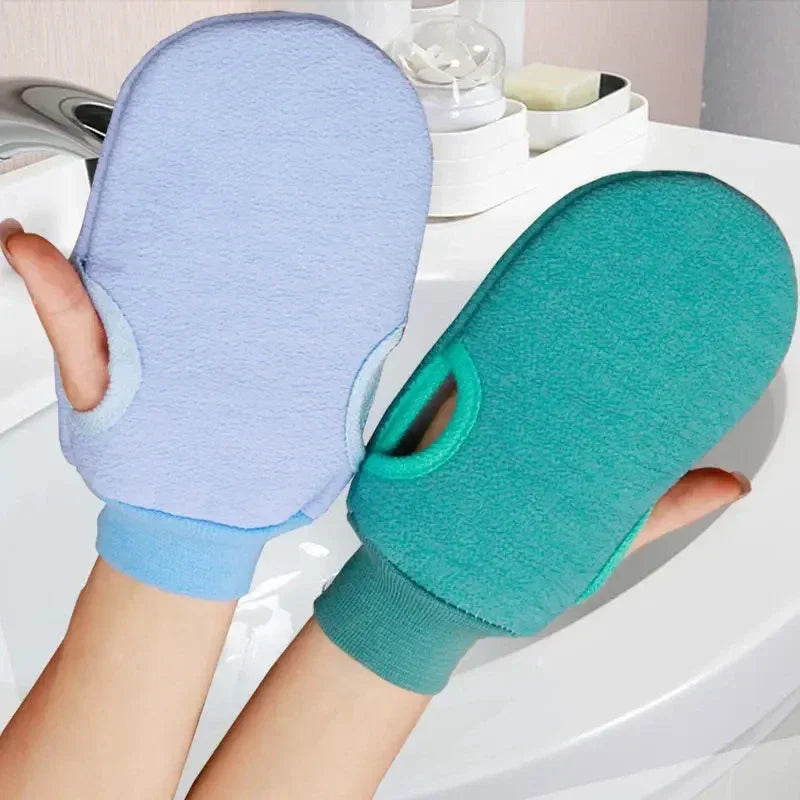Exfoliating Bath Gloves – Body Scrub, Shower & Spa Massage