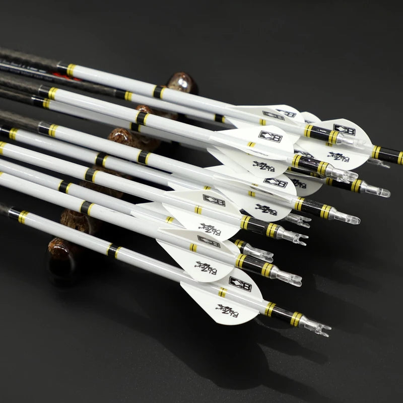 6 ID Arrow 3K Weave Carbon Shafts Spine 200 250 300 350 500 Bow