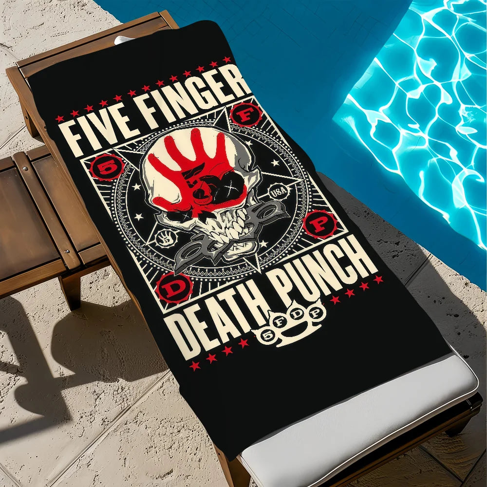 Five Finger Death Punch Quick-Dry Beach Towel | Gym & Travel