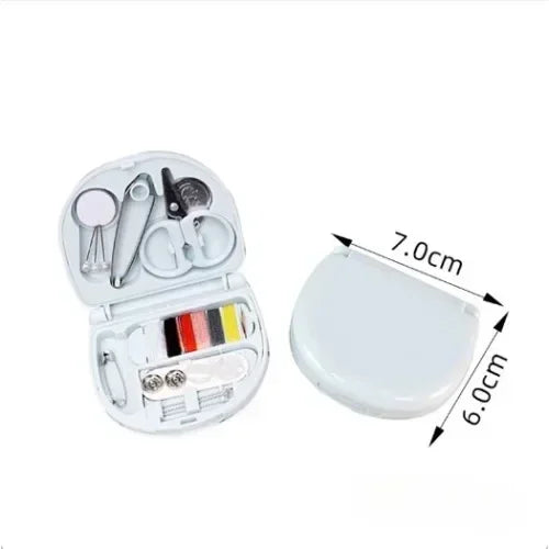 Portable Handheld Sewing Kit – Mini Travel Machine & Tools Travel Sewing Kit Peaceful Pleasures Health and Wellness Light blue