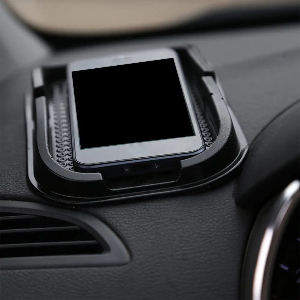 Silicone Car Phone Holder 360° Rotatable Anti-Slip Grip Dashboard Mount Hands-Free Navigation Waterproof For Smartphone Glasses Peaceful Pleasures Health and Wellness