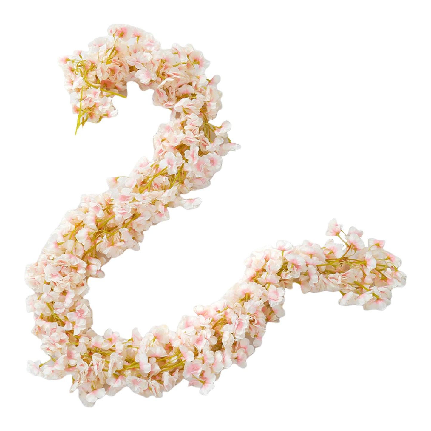 4Pcs Artificial Sakura Flowers Vine 5.9ft Artificial Cherry Blossom Garland for Wedding Party Home Arch Garden Outdoor Decor Peaceful Pleasures Health and Wellness Peach Pink
