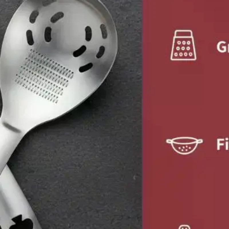 3-in-1 Stainless Steel Potato Masher, Slotted Spoon & Egg Separator