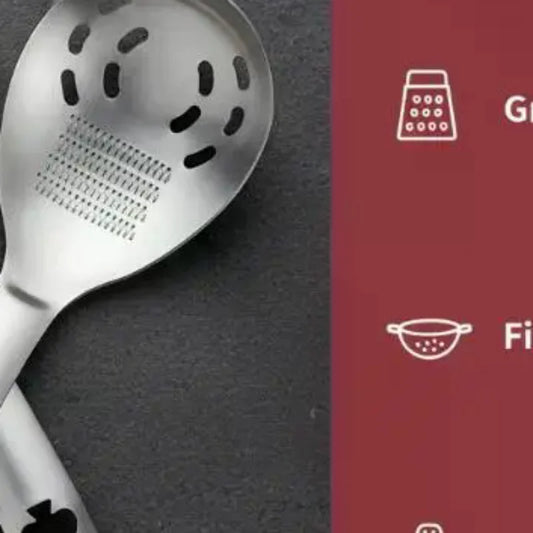 3-in-1 Stainless Steel Potato Masher, Slotted Spoon & Egg Separator Kitchen Masher Tool Peaceful Pleasures Health and Wellness Default Title