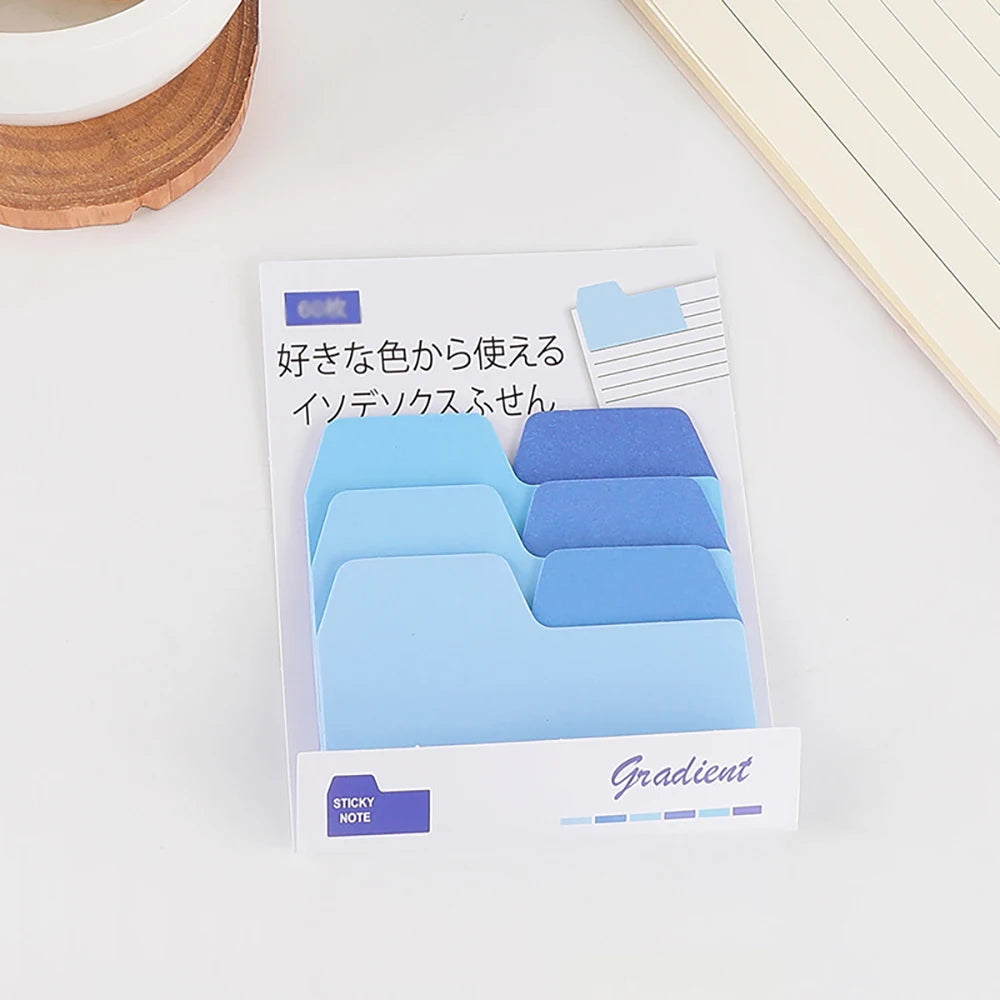 Colorful Gradient Index Stickers Creative Multi-color Office Account