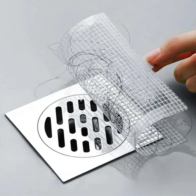Shower Drain Hair Catcher Sticker Filter – 5 to 30 Pack